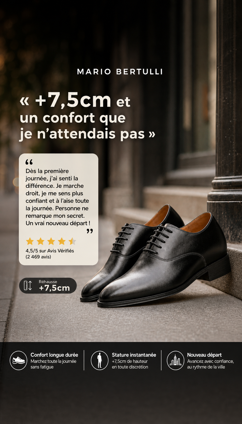 Publicité Chaussures, format Stories