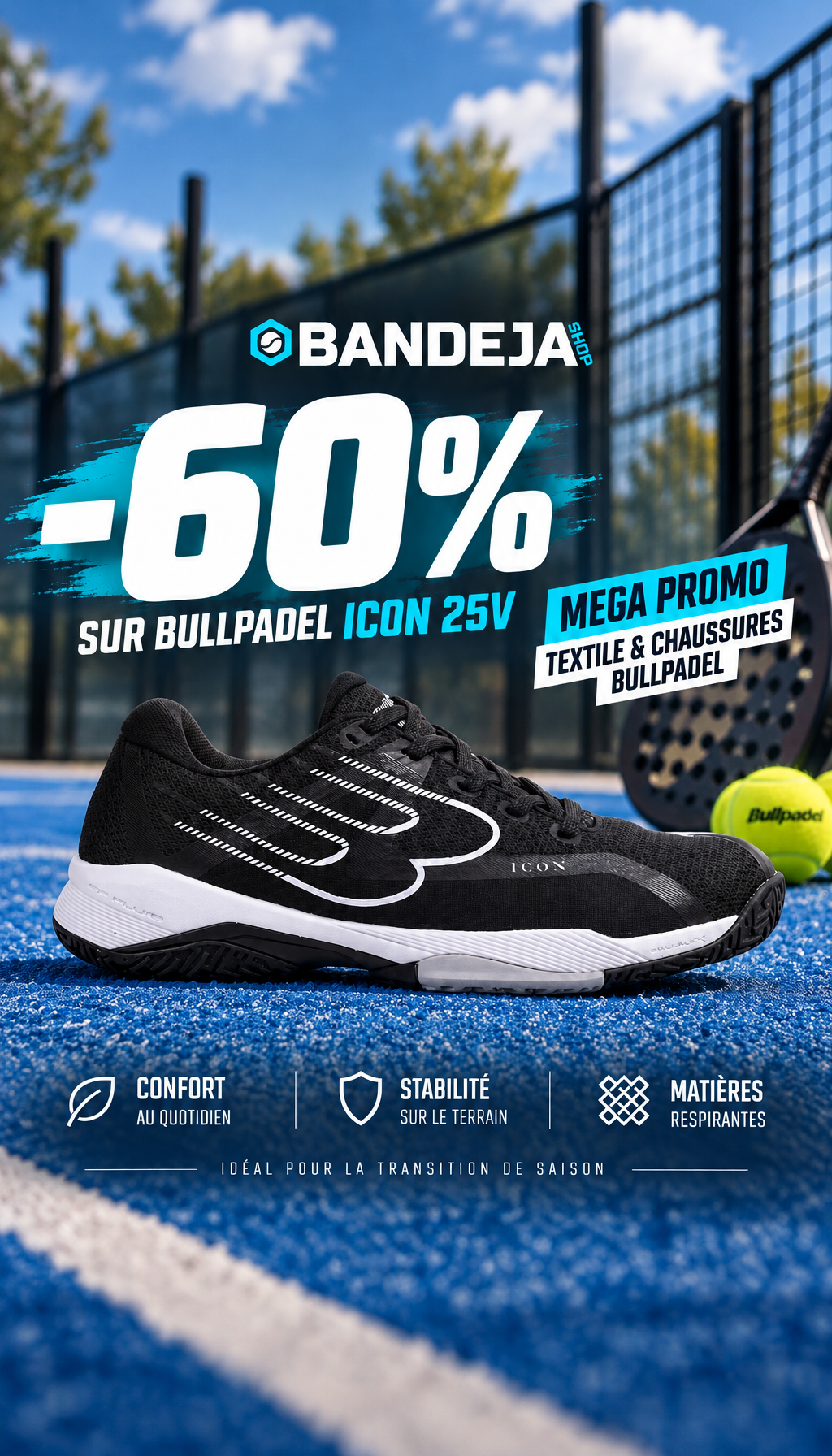 Exemple Padel — Stories